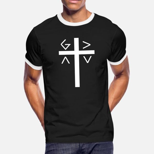 

god is greater than the highs and lows christian t shirt men design short sleeve size s-3xl homme gift breathable summer cool shirt