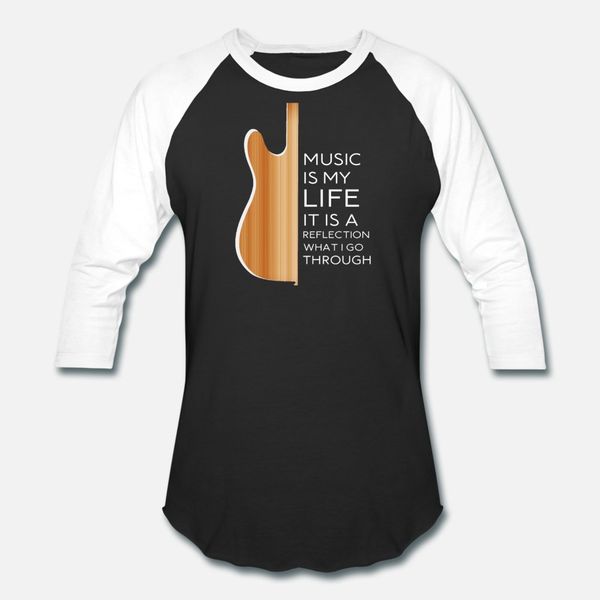 

music is my life it s a reflection t shirt men custom cotton s-xxxl pattern crazy new fashion spring autumn leisure shirt