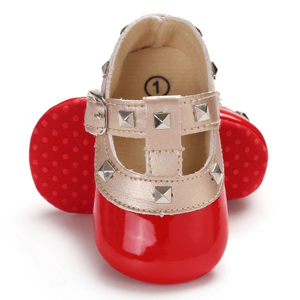 

soft soled baby first walkers cute baby shoes princess girl shoes pu infant walking dress shoe