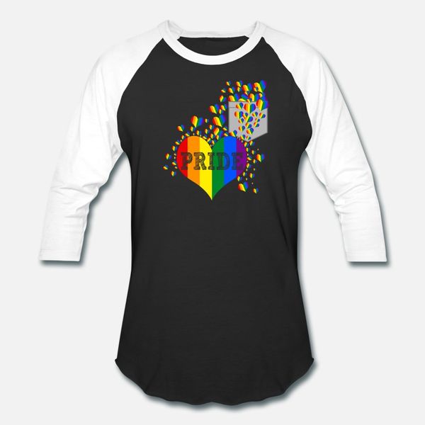 

pride lgbtq community pride month design heart t shirt men printed cotton s-xxxl gents crazy building spring normal shirt