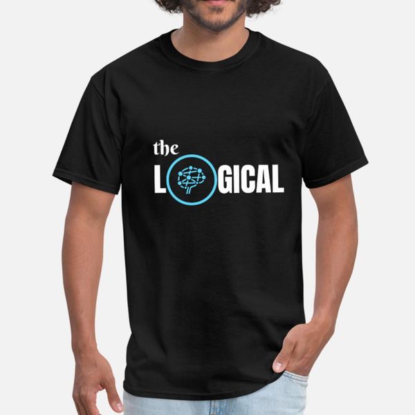 

i am logical t shirt men customized tee shirt plus size 3xl normal cute breathable summer pictures shirt