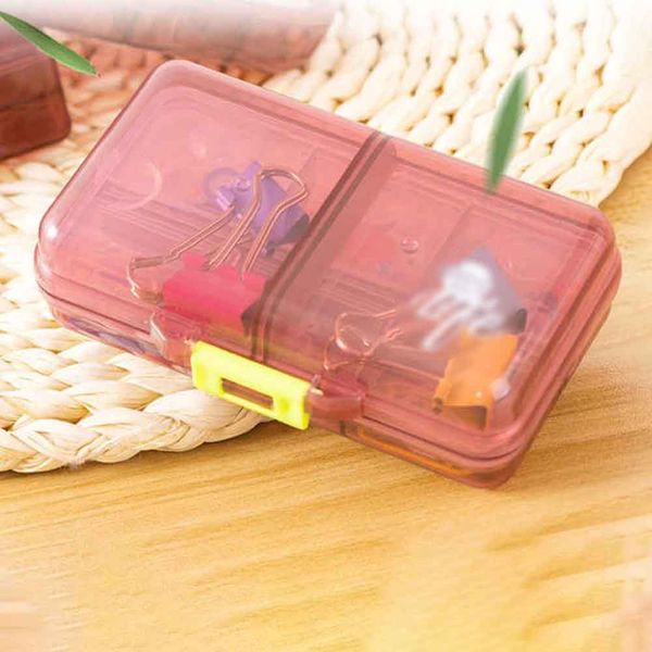 

pill case medicine tablet splitters 8 grids box multifunctional 7 day organizer