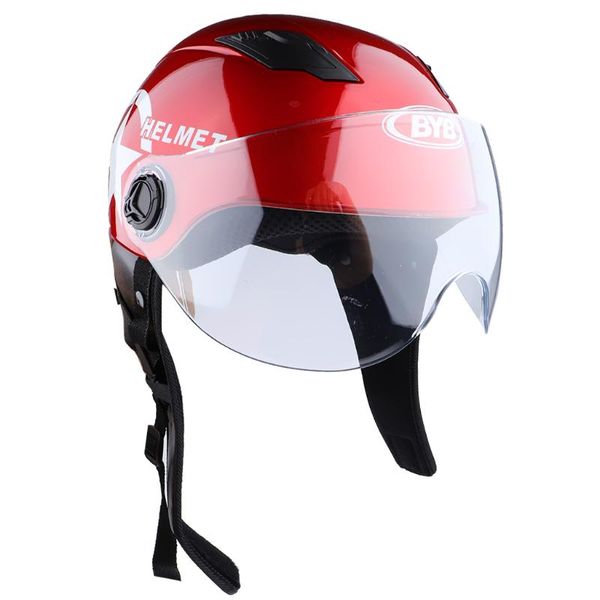 

magideal motorcycle helmet single shield racing moto helmet red