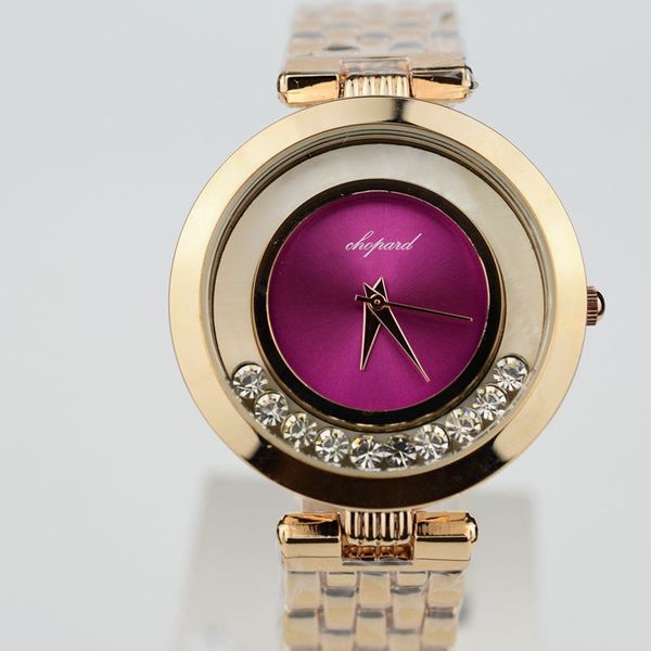 

ультратонкие розового золота дамы алмазов цветок часы 2019 бренд вскользь роскошь медсестра дамы складной пряжки часы подарок девушка, Slivery;brown