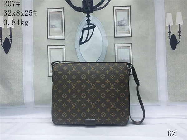 

new bag new classic men's shoulder bags leather mens designer backpack designer bag, Blue;white