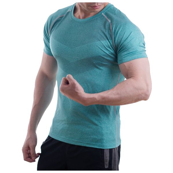 

men comfortable breathable tight-fitting sports shirt