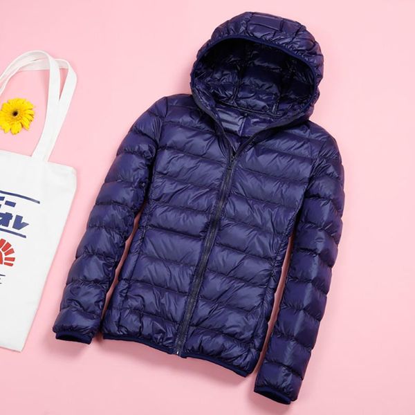 

women's jackets winter feamle hooded coat ultra thin duck down long sleeve warm slim 6xl 7xl plus size jacket pink lady clothing, Black;brown