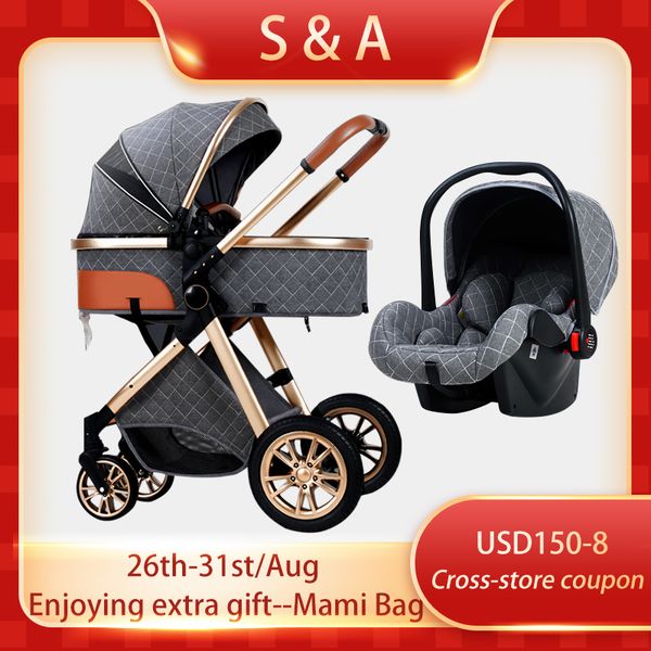 

new item baby stroller fast shipping high landscape carriage 2 in 1