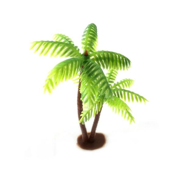 

decorative objects & figurines plastic coconut palm tree miniature plant pots bonsai craft micro landscape diy decor