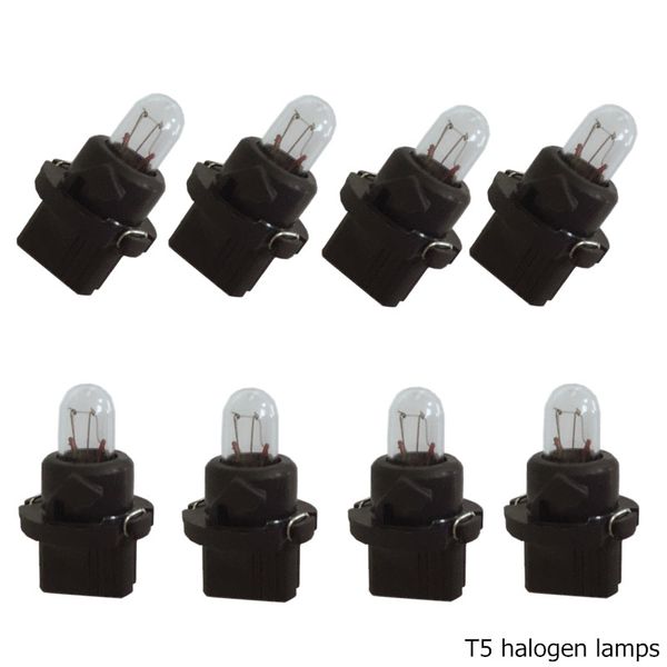 

10pcs t5 286 car instrument gauge meter replacement light bulb lamp amber 1.4w 12v light bulbs