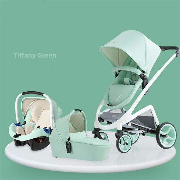 

kub baby stroller high landscape luxury baby pram can sit reclining two-way lightweight folding umbrella stroller