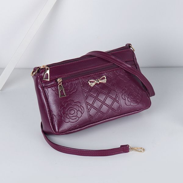 

women's korean-style cross-body bag with rose pattern