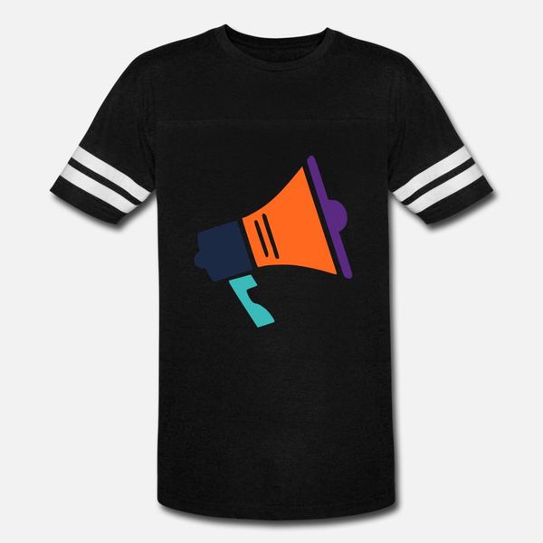 

loudspeaker t shirt men knitted short sleeve crew neck homme loose new style spring novelty shirt