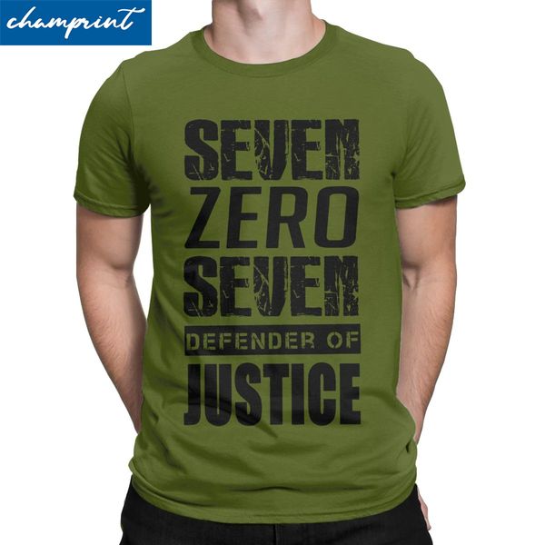 

seven defender of justice mystic messenger collection men's t shirts 707 mm bg otome game creative tees o neck t-shirts
