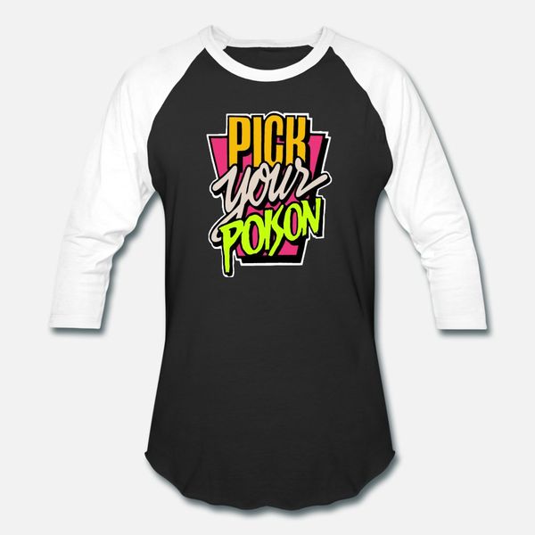

pick your poison t shirt men knitted tee shirt round neck natural crazy comfortable spring pattern shirt