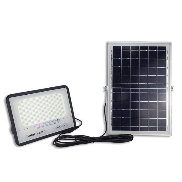 

2020 new solar led street light 50w 100w 200w 300w high brightness 3030 led ip65 outdoor solar flood light