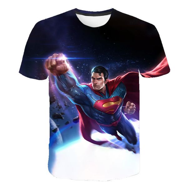 

superman/batman/spider man/captain america /hulk/iron man 3d men 3d print shirts graphic anime plus size men clothing