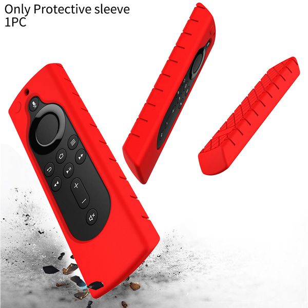 

anti slip soft remote case silicone cover impact resistant for fire tv stick 4k