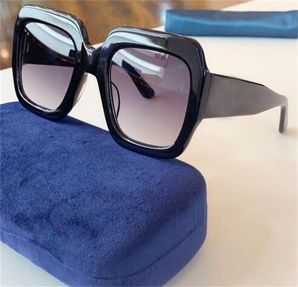 

new womens designer sunglasses frame fashion style square frame goggles design with case uv400 lens with case, White;black