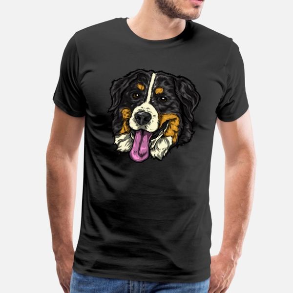 

bernese mountain dog t shirt men designer cotton s-xxxl formal fit authentic summer style formal shirt