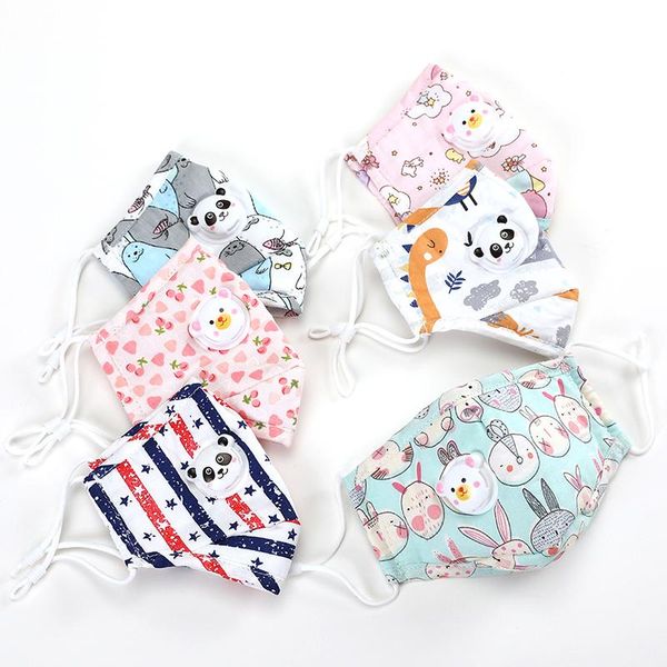 

dhl 2020 прекрасные панды дети дизайнера маска для лица с клапаном сапуна регулируемой защитной маской пыли и дымки дышащие маски для лица