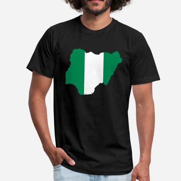 

nigeria flag map t shirt men customized 100% cotton s-xxxl slim fit funny casual summer style formal shirt
