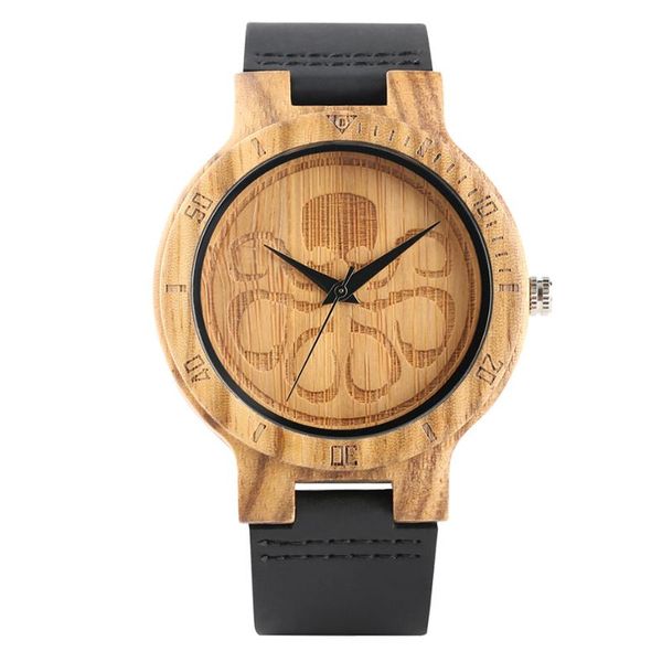 

wristwatches clock wooden watch men carving hydra dial casual light weight creative watches man genuine leather band timepieces male gifts, Slivery;brown