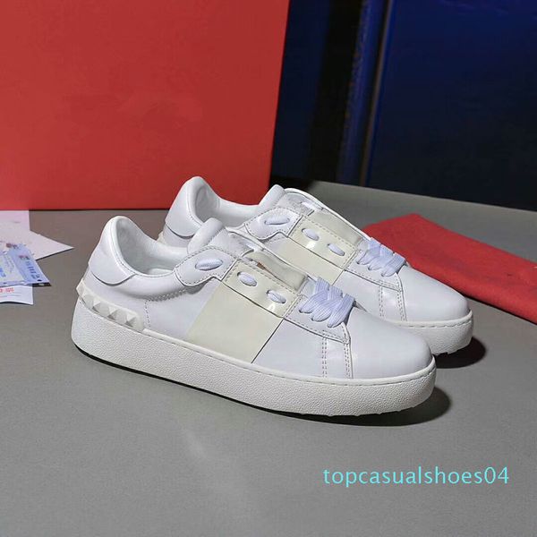 

2019 new mens casual shoes sneaker luxury designer women shoe platform sports print t04, Black