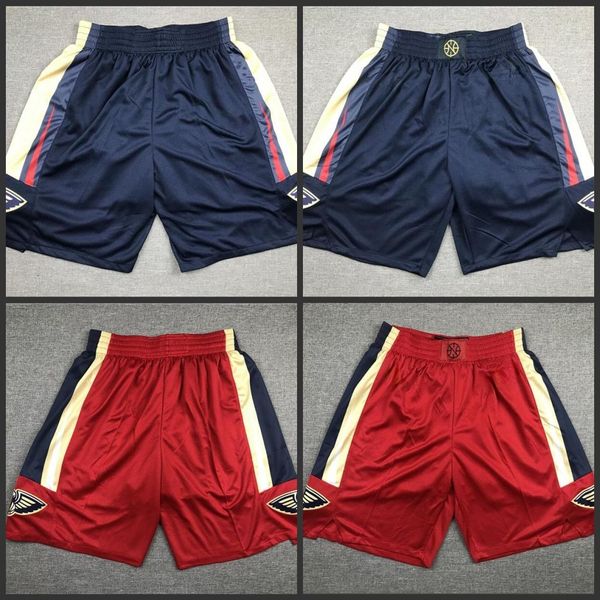 

new orleans pelicans men red nba statement basketball shorts, Black