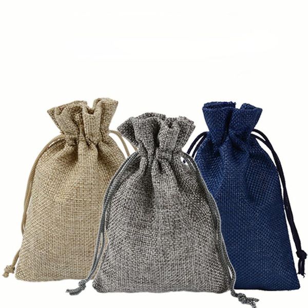 

упаковка для хранения конфет мешочек сумки diy подарочные мешки drawstring белье ювелирные сумочки карманный джутовых свадебная 24pcs подаро