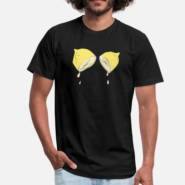 

lemon t shirt men fit 100% cotton size s-3xl homme fit new style spring family