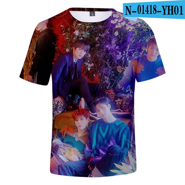 

kpop monsta x men k-pop team member 3d print shirts funny funny humor men clothing