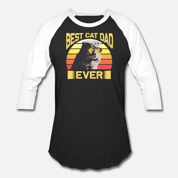 

cat dad ever vintage retro t shirt men design tee shirt o-neck novelty famous comfortable spring standard shirt