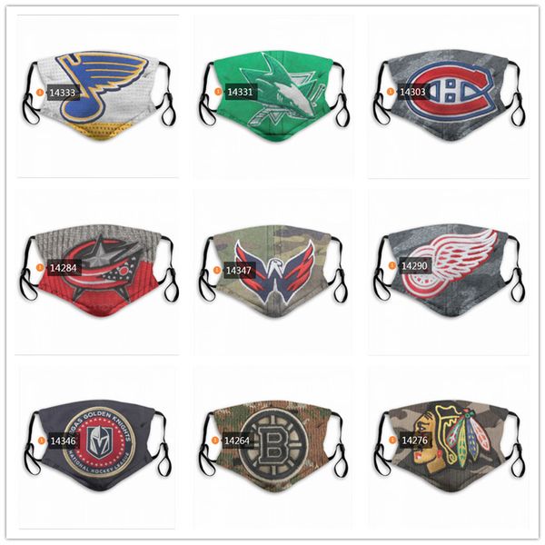 

new hockey designer mask face covering washable adjustable reusable party safe outdoor sports dust proof breathable face masks tools