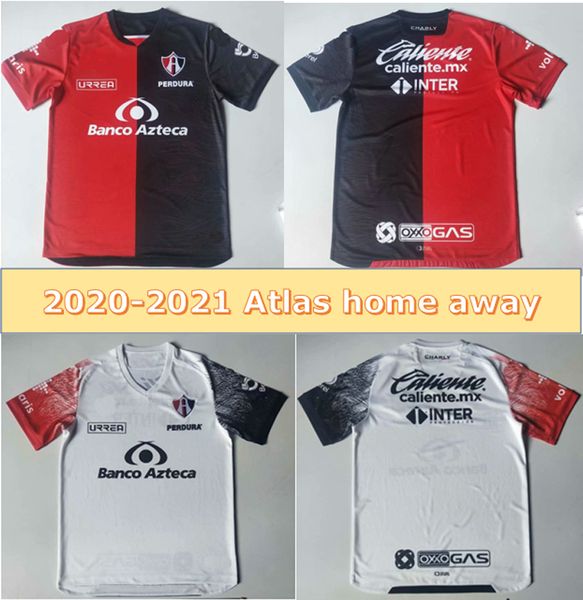 

2020 2021 atlas fc soccer jerseys home away 20 21 .reyes i.jeraldino acosta i. renato j. angulo football shirts thailand maillots, Black;yellow