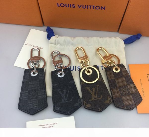 

2019 fashion new brand keychain keyring for women bag car key chain trinket jewelry gift souvenirs with box for gift, Silver