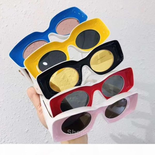 

square hip hop sunglasses women men fashion funny sun glasses unique oval candy color eyeglasses gafas uv400 m102, White;black
