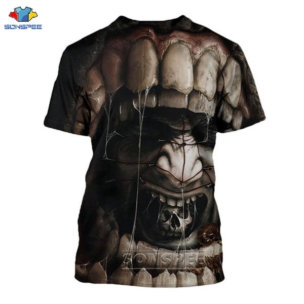 

customize halloween horror predator gym clothing 3d print shirts plus size hippie anime men clothing