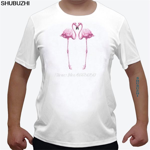 

men summer novelty pink flamingos exotic birds design t shirt vintage tee shirts p