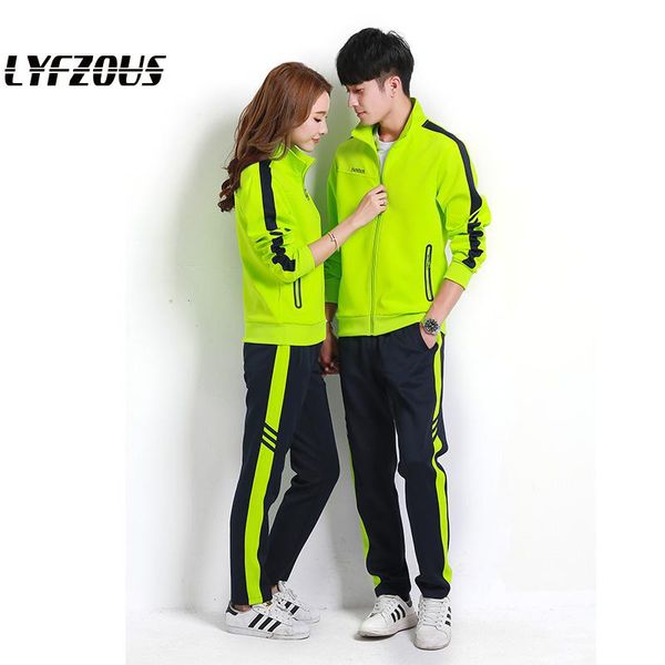 

classic stripe tracksuit for women casual sport suit streetwear zipper letter print sweatshirt + pants 2 two piece set for woman, Gray