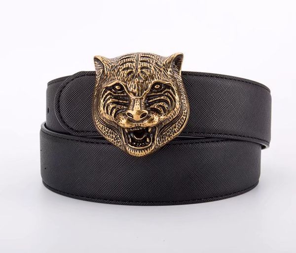 

2021 new top men's luxury belt ladies fashion new style belt cat buckle men's belt