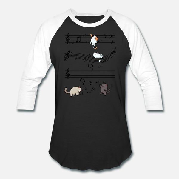 

musical cats music notes cute gift t shirt men crazy 100% cotton s-3xl solid color crazy new fashion spring original shirt