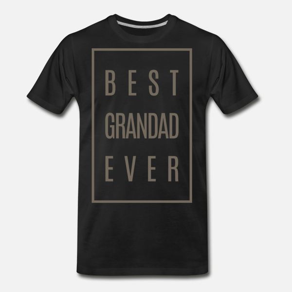 

grandad ever tees gift t shirt men printing cotton s-3xl vintage loose basic spring autumn letter shirt