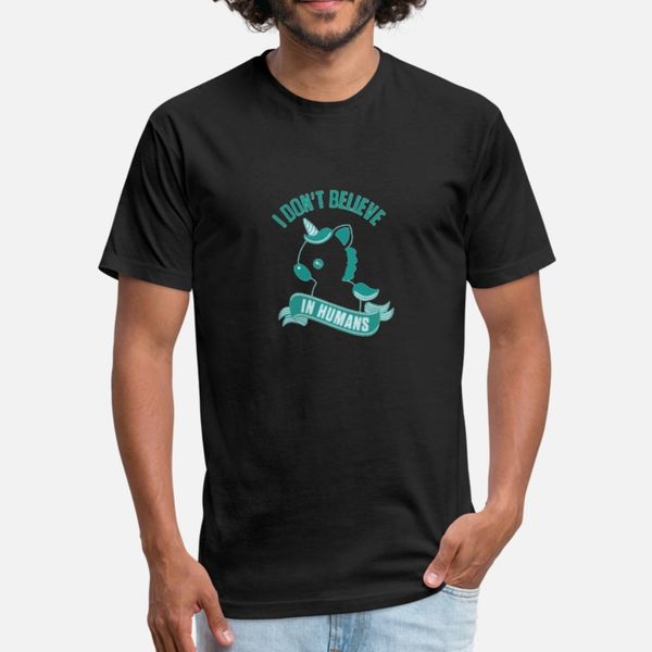 

i don t believe in humans t shirt men fit cotton euro size s-3xl fit fit authentic spring family shirt