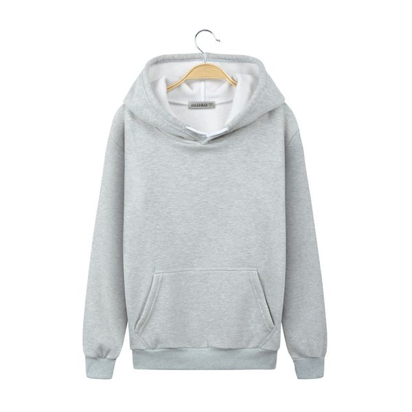 

new men's winter warm hoodie hooded sweatshirt coat jacket outwear pullover sweater sportswear men's pullover club hoodie, Black