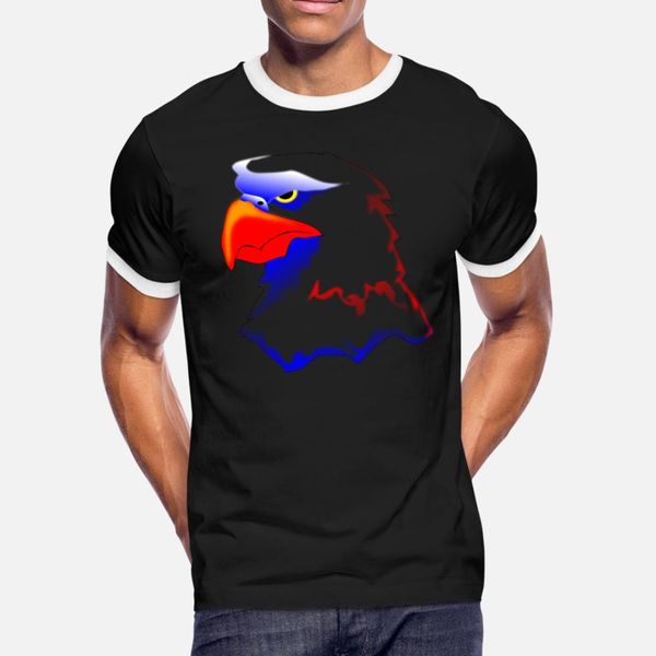 

в орел тенниска мужчины печать футболочку crew neck формальное graphic аутентичные лето стиль письма рубашки