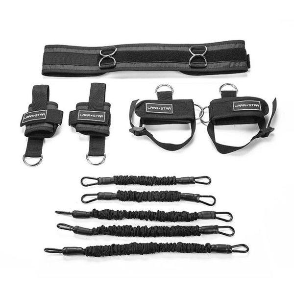 

resistance bands for home gym stretching strap set waist leg bouncing training arm exercise yoga boxing muay body building band