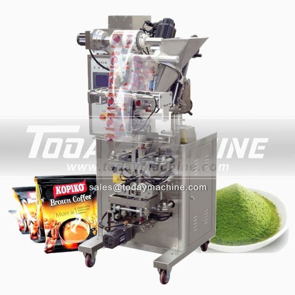

ce approved quad seal stand up bag coffee powder beans gusset bag vertical packaging machine