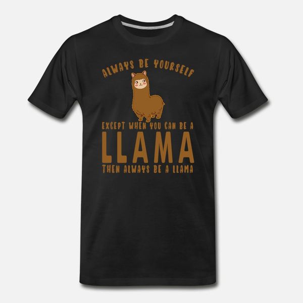 

llama lama t shirt men designing 100% cotton s-xxxl gift humor spring autumn letters shirt