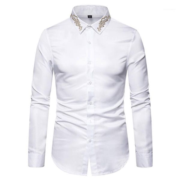

casual long sleeve casual male clothing embroidery mens designer dress shirts skinny pure mens cardigan, White;black